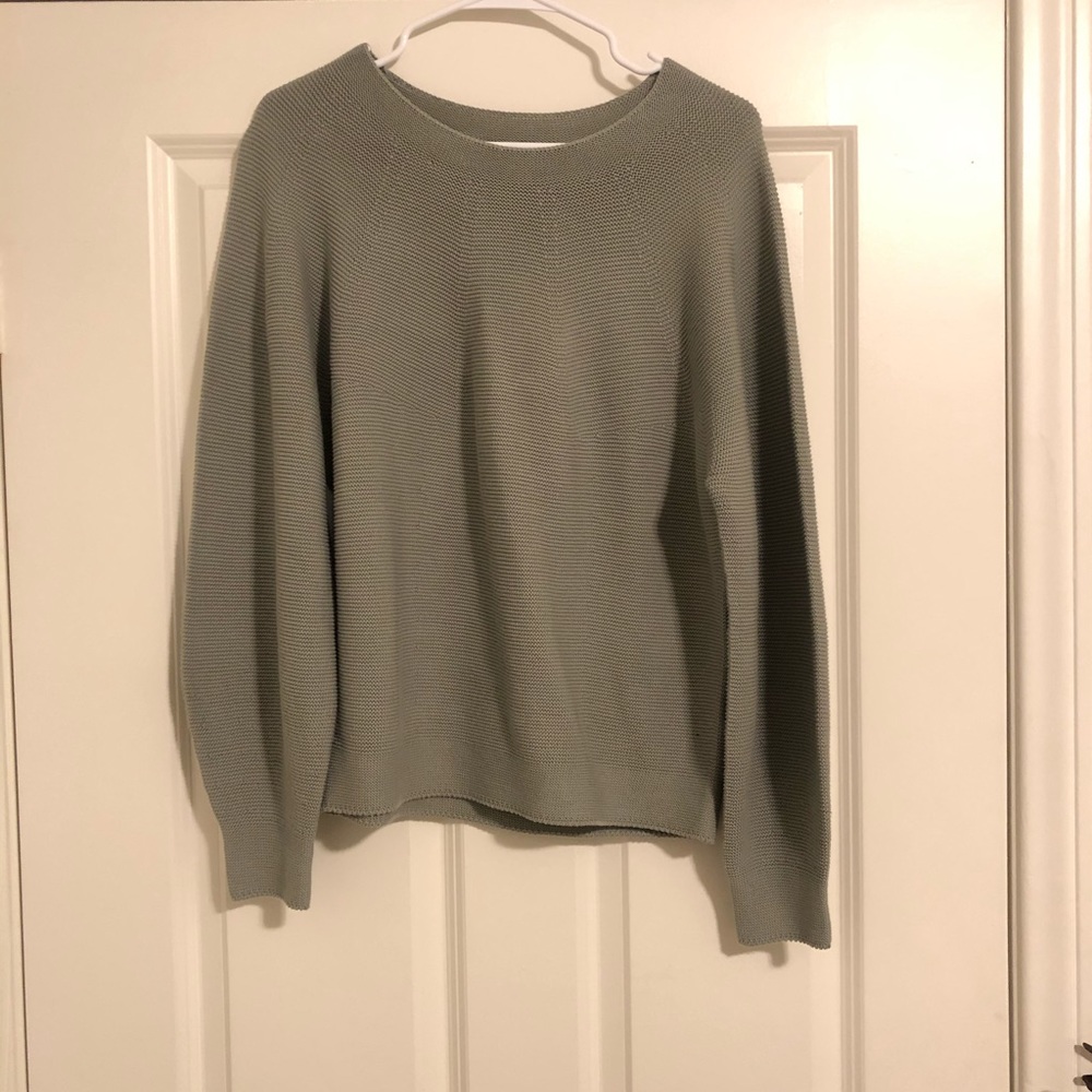 Mint Green Uniqlo balloon knit sweater size medium